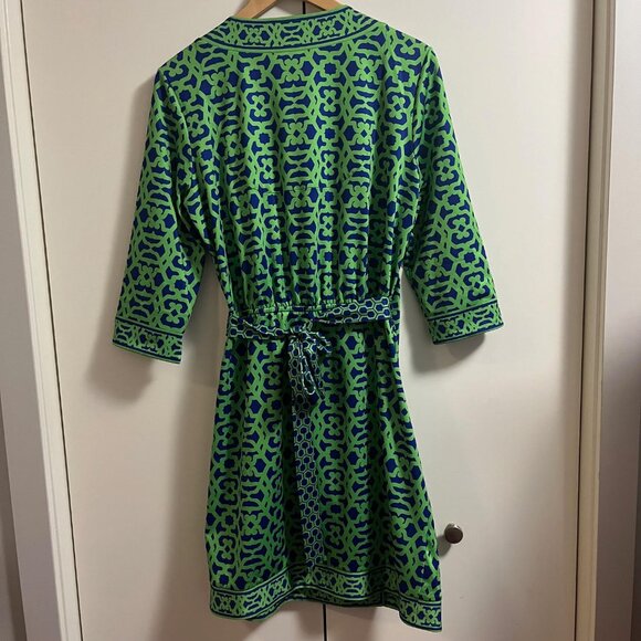 Gretchen Scott Wrap It Up Dress 3/4 Sleeve Stretch Size Large - Picture 6 of 15